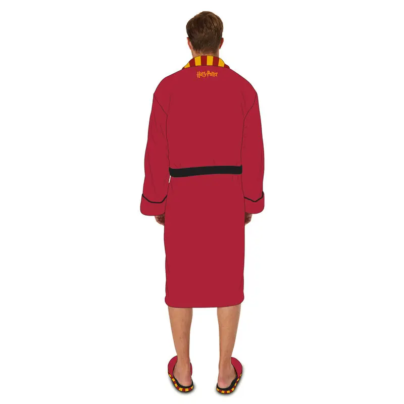 Harry Potter Wheres Harry mens fleece bathrobe product photo