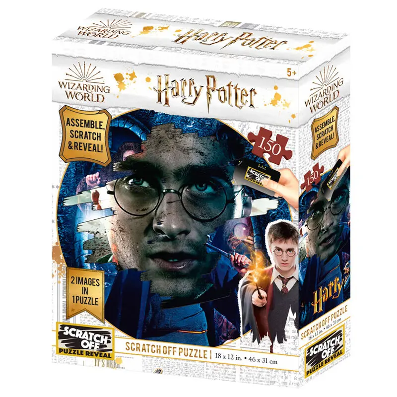 Harry Potter Harry Cratch Off puzzle 150pcs product photo