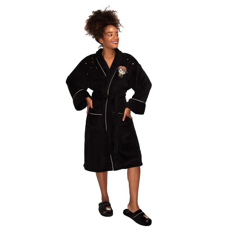 Harry Potter Harry Kawaii ladies fleece bathrobe product photo