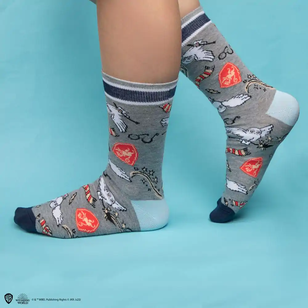 Harry Potter Socks 3-Pack Hedwig termékfotó