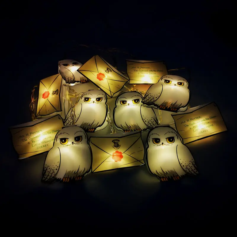 Harry Potter 2D String Lights Letter of Acceptance &amp; Hedwig product photo