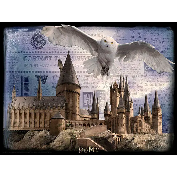 Harry Potter Hedwig and Hogwarts Prime 3D puzzle 500pcs product photo