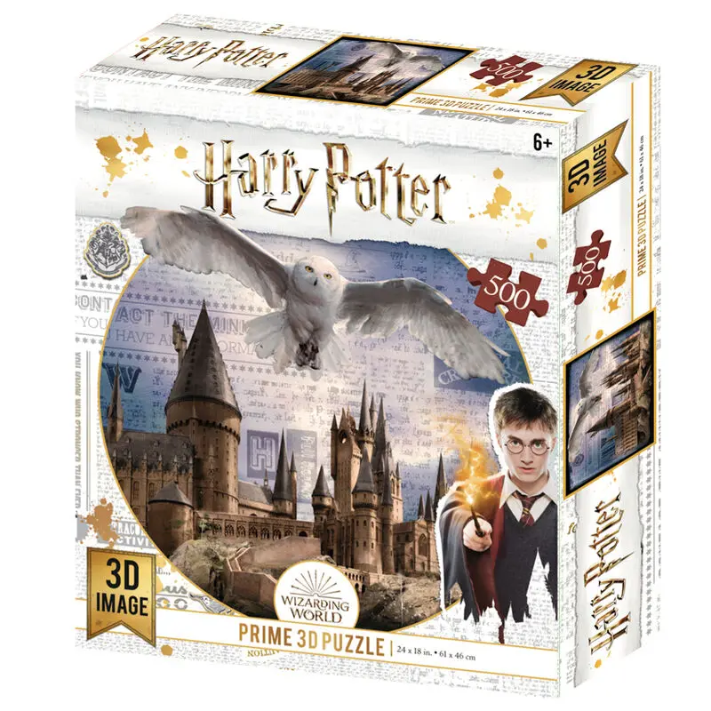 Harry Potter Hedwig and Hogwarts Prime 3D puzzle 500pcs product photo