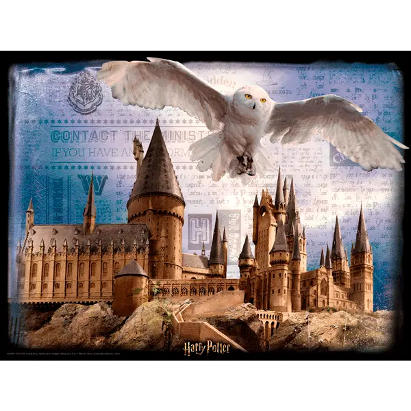 Harry Potter Hedwig and Hogwarts Prime 3D puzzle 500pcs product photo