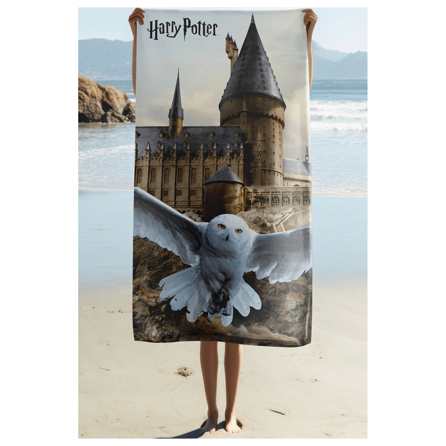 Harry Potter Hedwig Fly Towel 70x140cm product photo