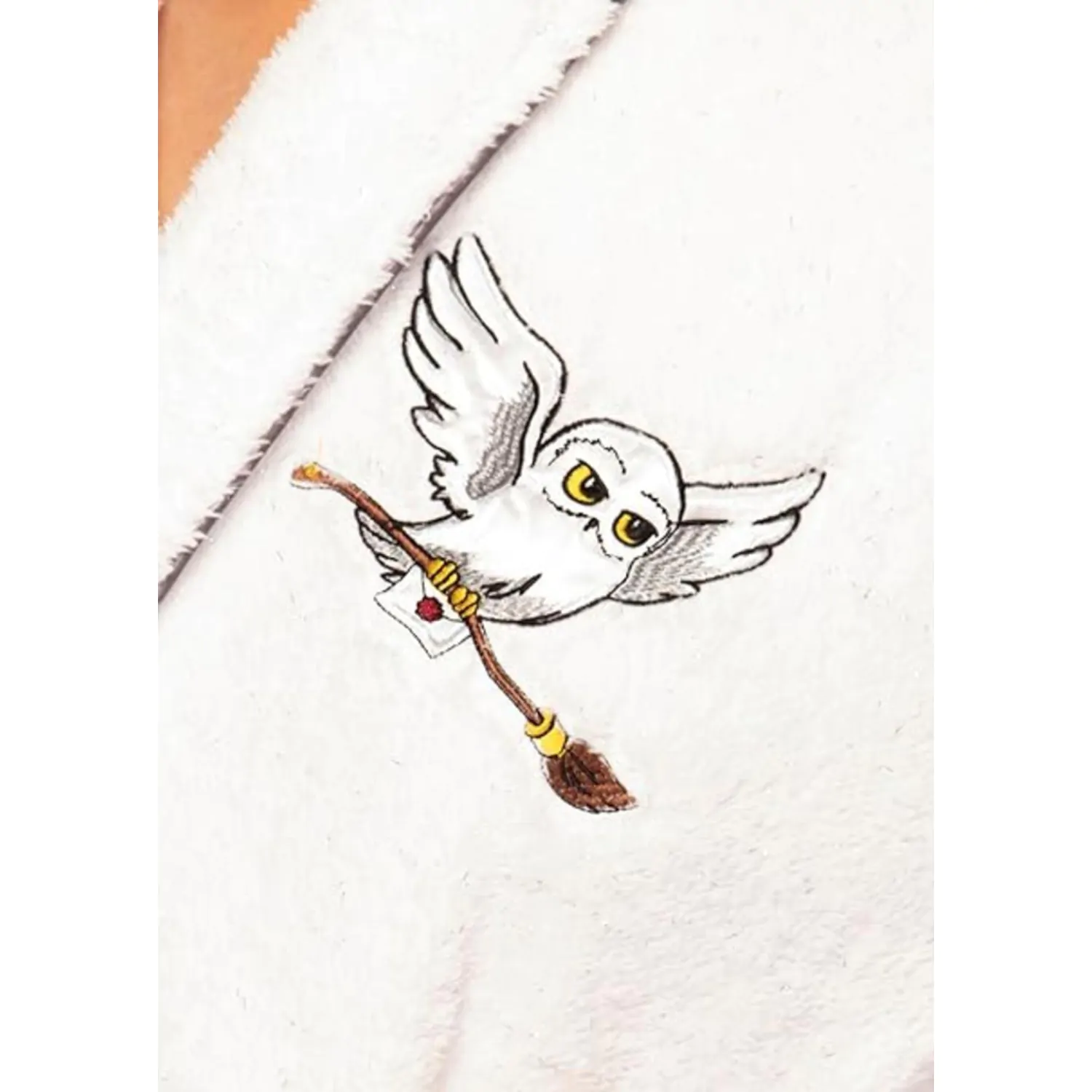 Harry Potter Ladies Fleece Bathrobe Hedwig product photo