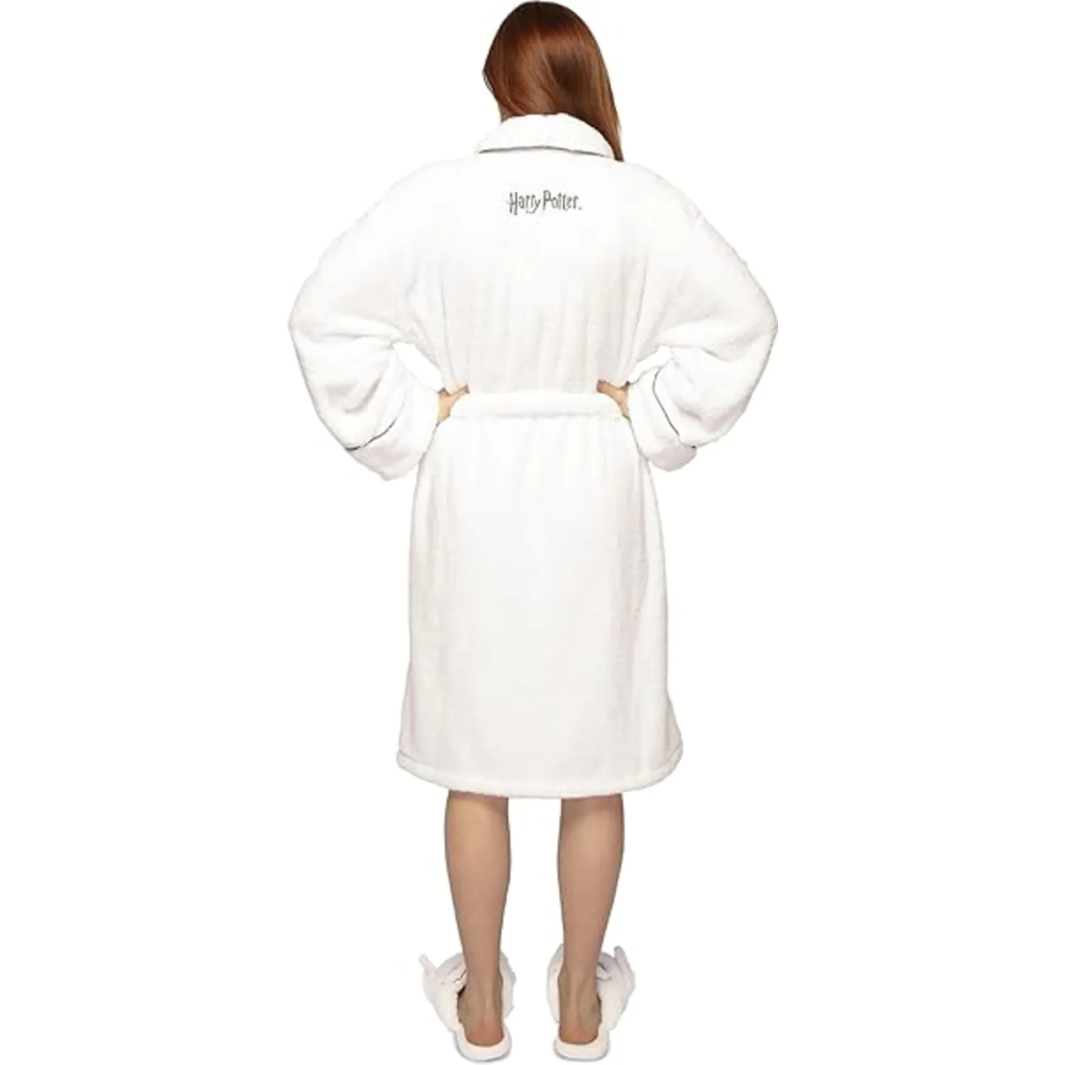 Harry Potter Ladies Fleece Bathrobe Hedwig product photo