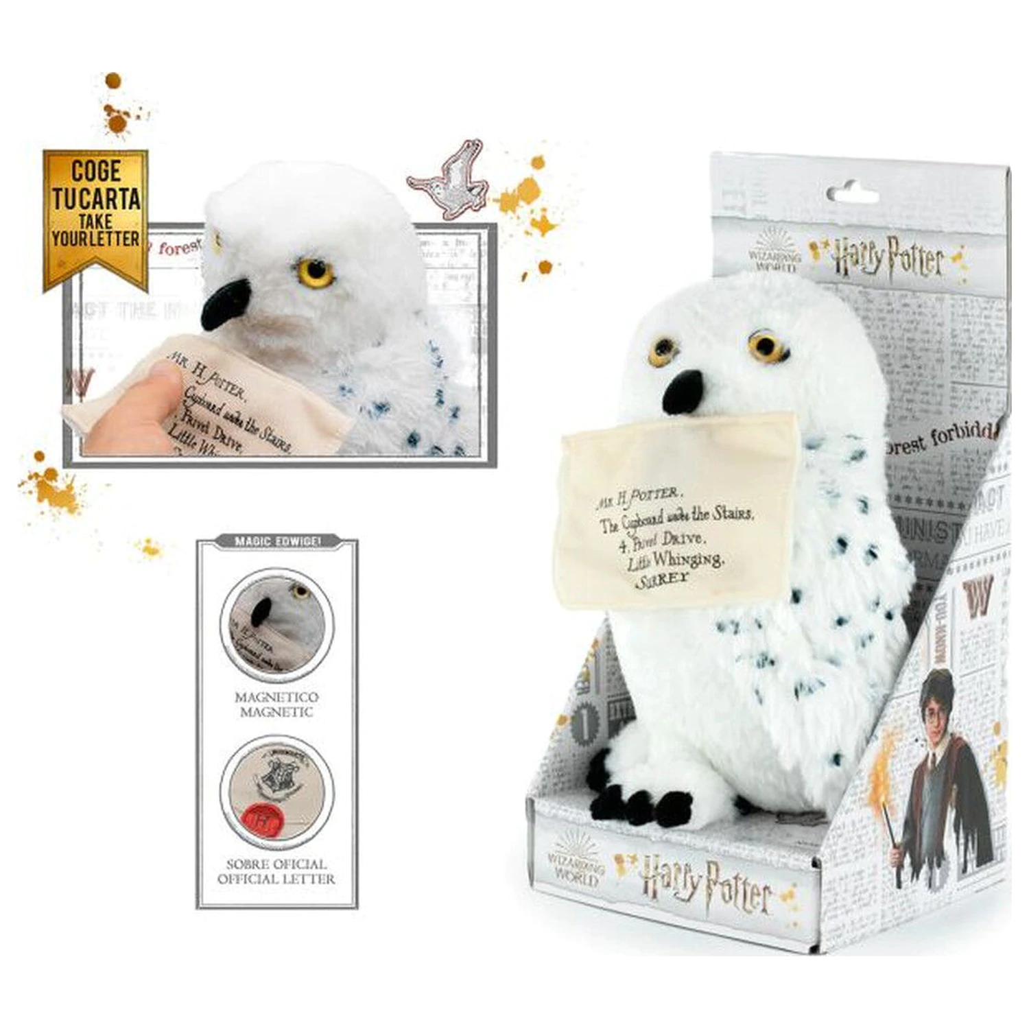 Harry Potter Hedwig Owl plush toy 30cm product photo