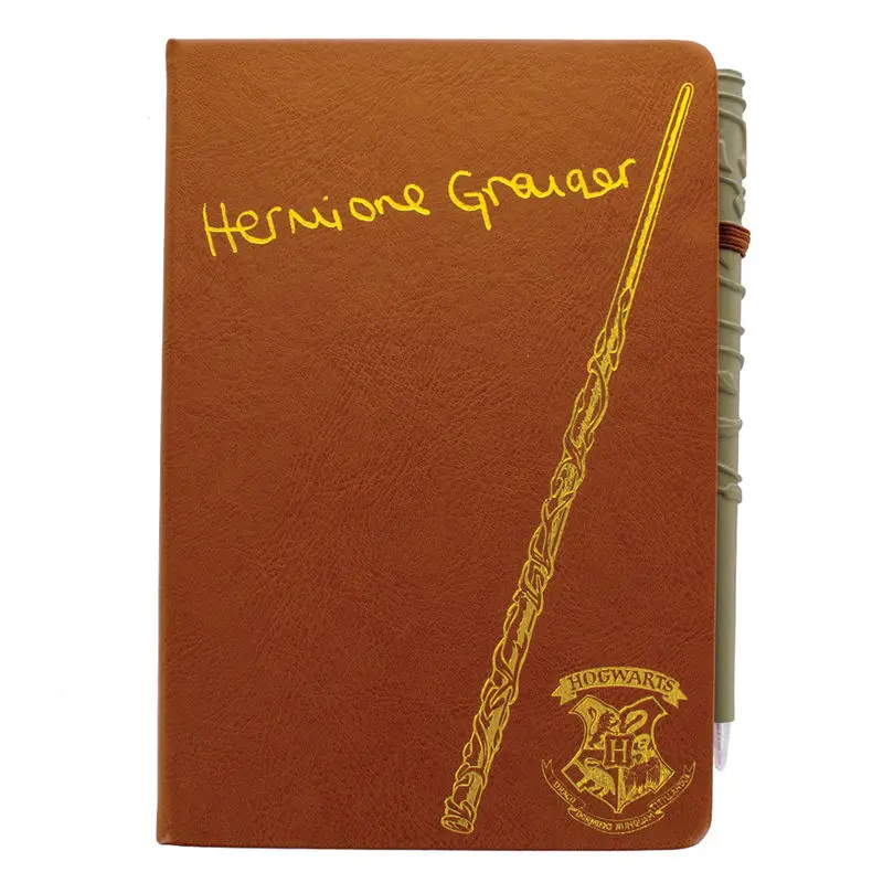 Harry Potter Hermione Granger notebook with wand pen product photo