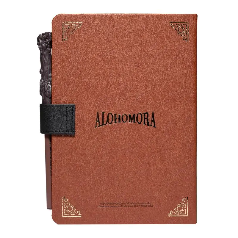 Harry Potter Hogwart A5 premium notebook + wand pen product photo