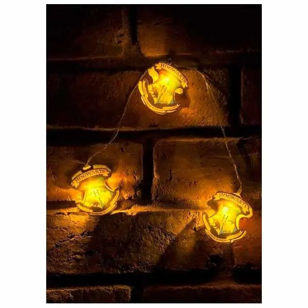 Harry Potter String Lights Hogwarts Crests product photo