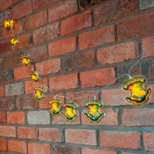 Harry Potter String Lights Hogwarts Crests product photo