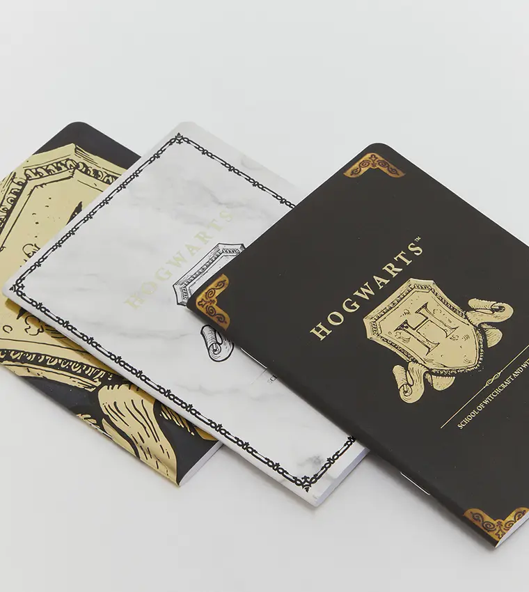 Harry Potter Notebook 3-Pack Hogwarts product photo