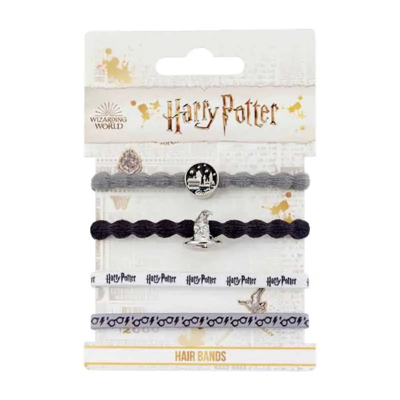 Harry Potter Hogwarts pack 4 hair band product photo