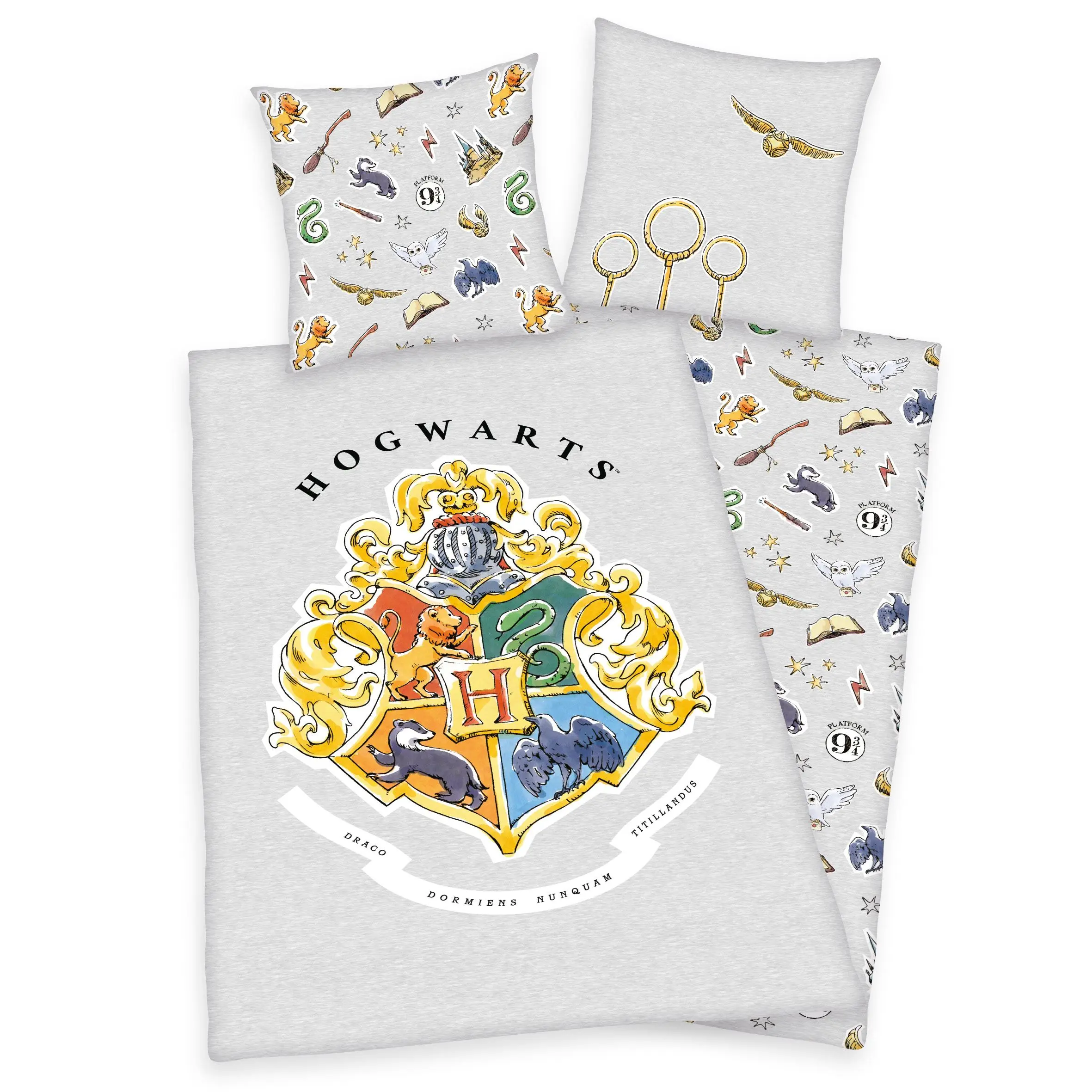 Harry Potter Duvet Set Hogwarts 135 x 200 cm / 80 x 80 cm product photo