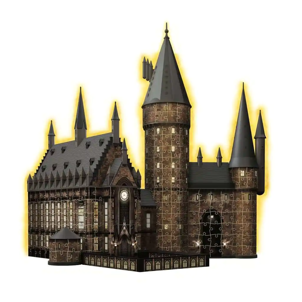Harry Potter 3D Puzzle Hogwarts Castle: Great Hall - Night Edition (643 Pieces) product photo