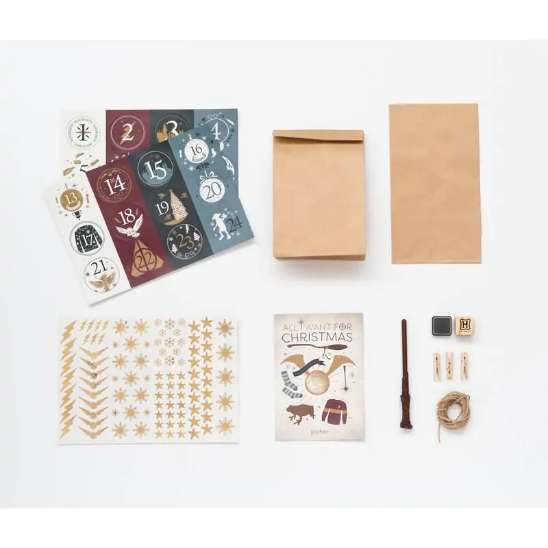 Harry Potter Hogwarts Christmas Advent calendar product photo