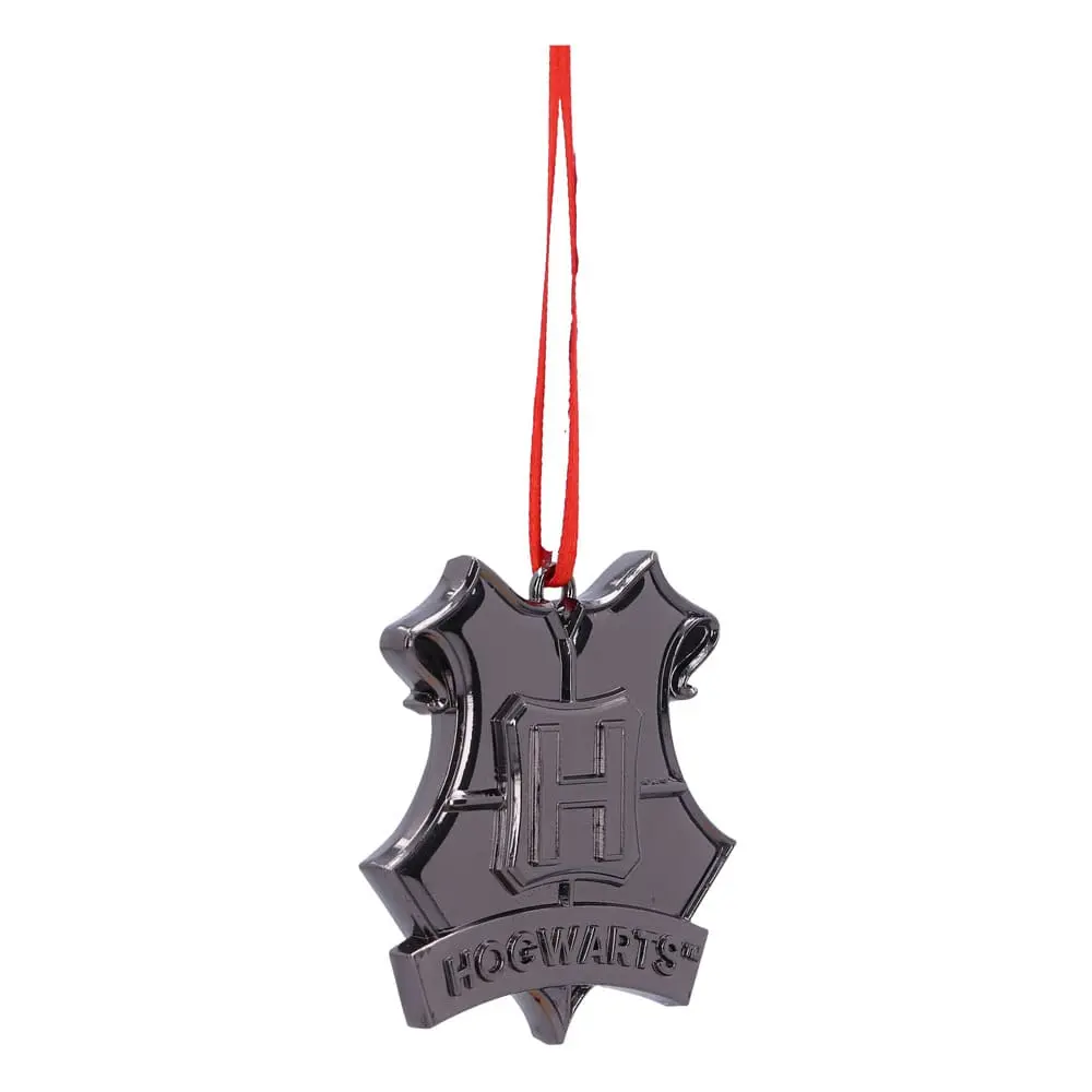 Harry Potter Hanging Tree Ornament Hogwarts Crest (Silver) 6 cm product photo