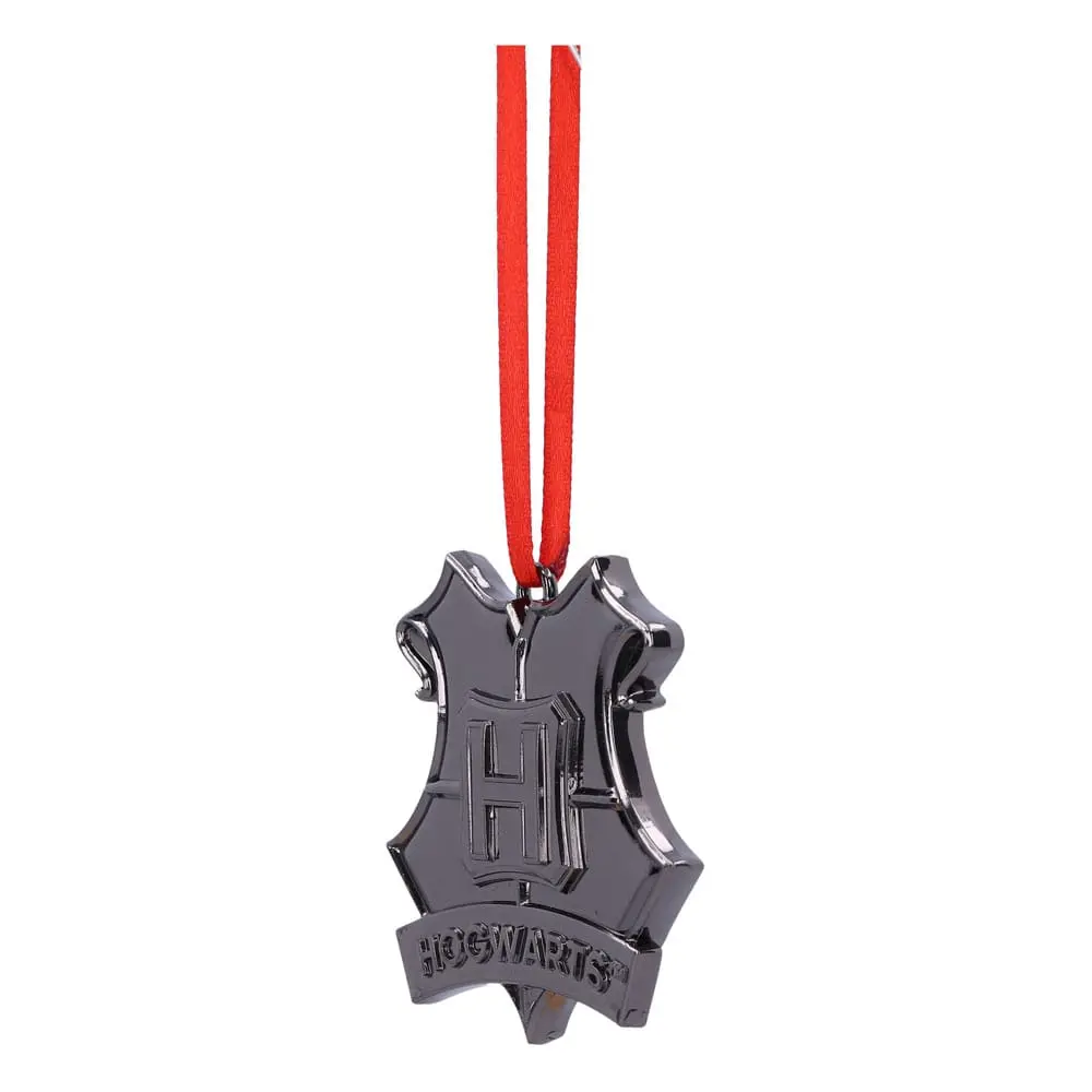 Harry Potter Hanging Tree Ornament Hogwarts Crest (Silver) 6 cm product photo