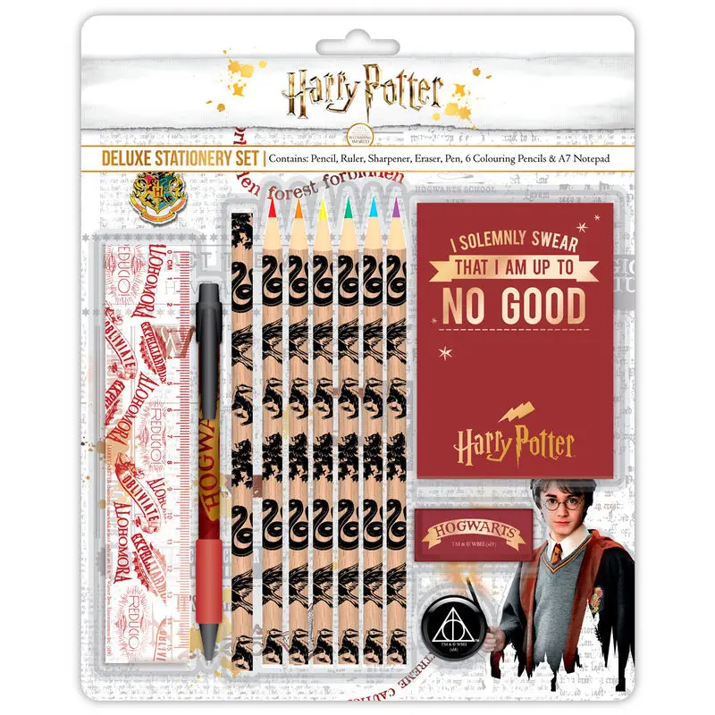 Harry Potter Hogwarts Deluxe stationery set product photo