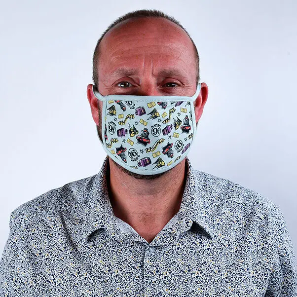 Harry Potter Face Masks 2-Pack Hogwarts Express product photo