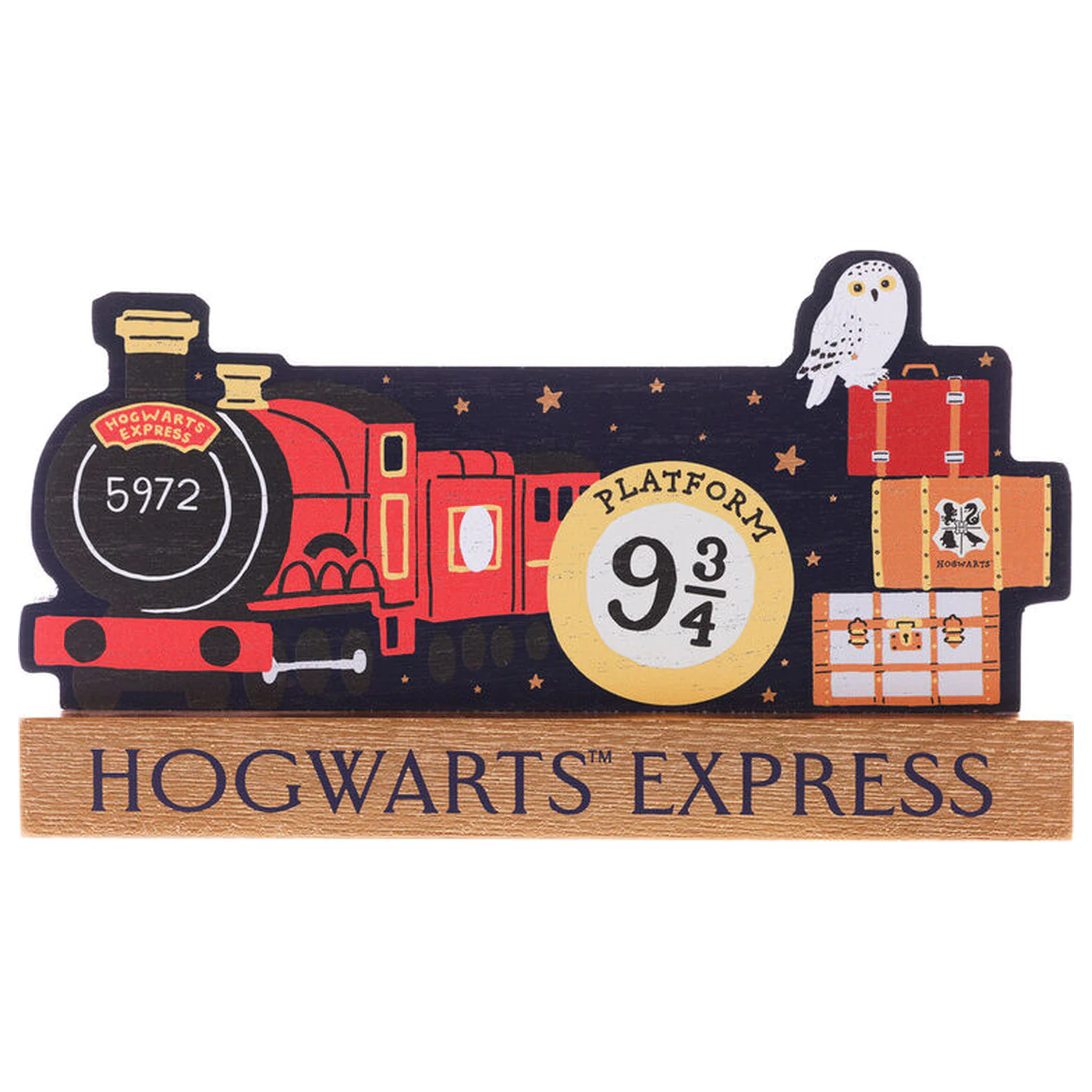 Harry Potter Hogwarts Express mantel plaque product photo