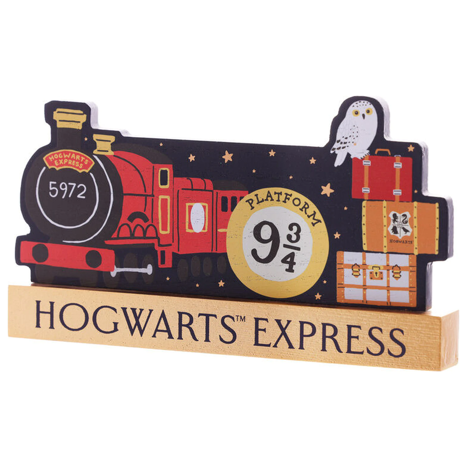 Harry Potter Hogwarts Express mantel plaque product photo