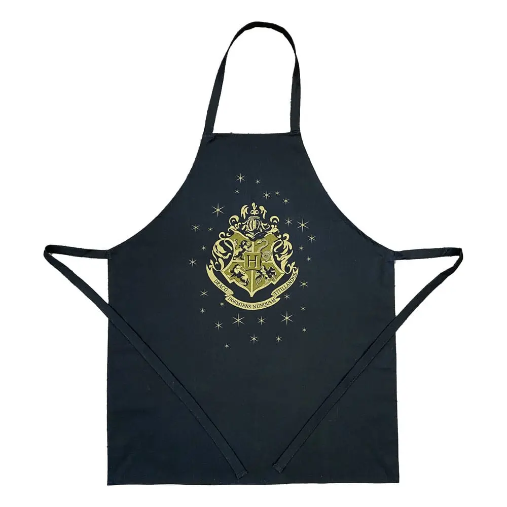 Harry Potter cooking apron Hogwarts Gold Crest product photo