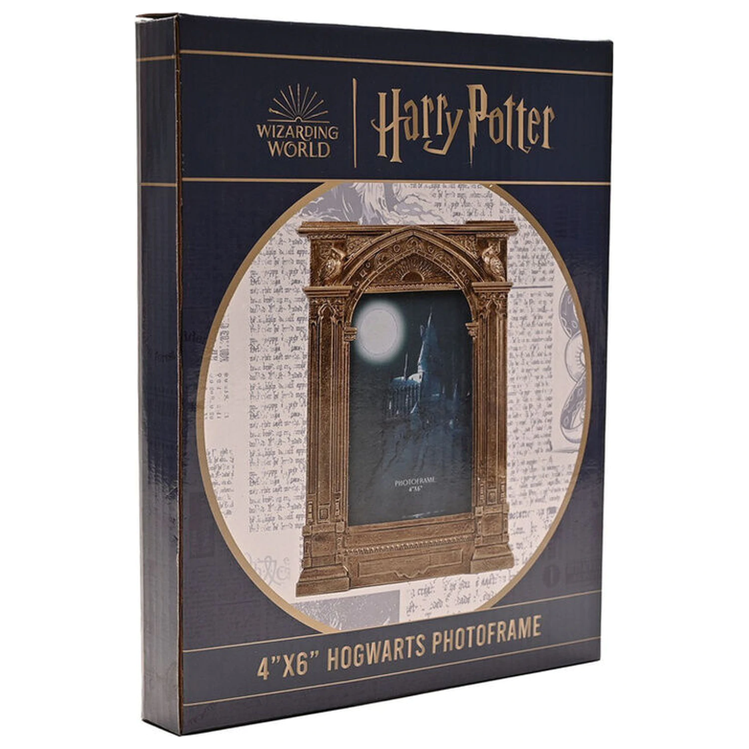 Harry Potter Hogwarts gold photo frame product photo