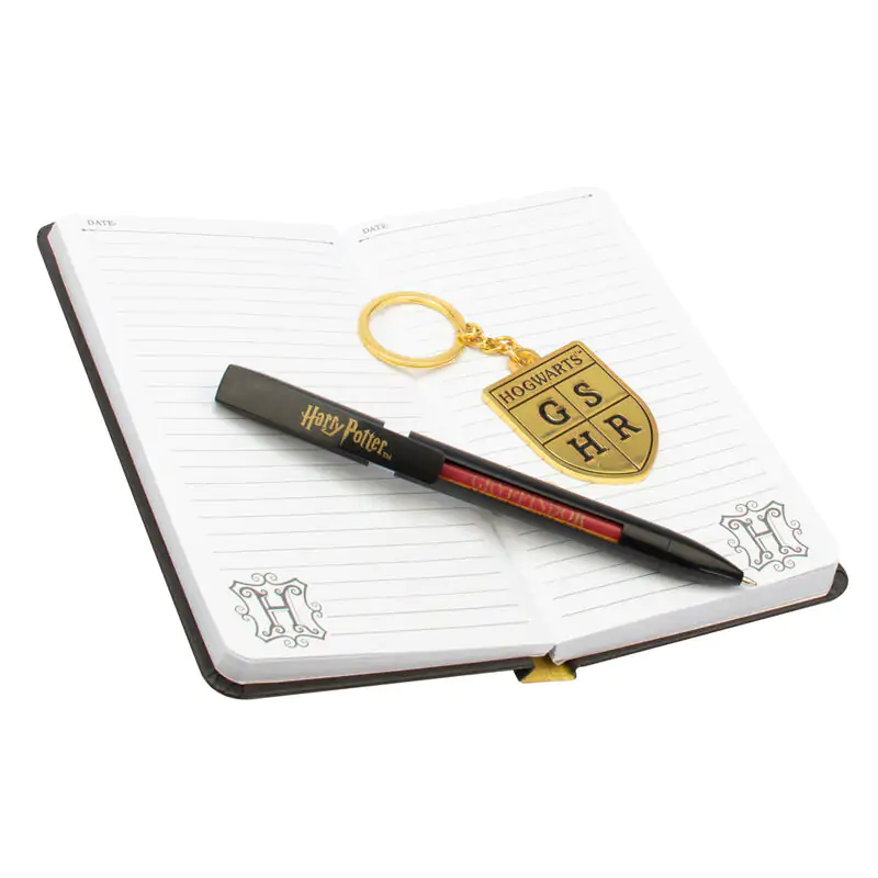Harry Potter Hogwarts notebook + keychain product photo