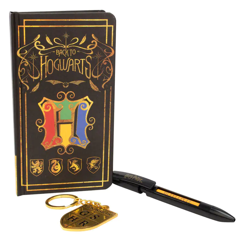 Harry Potter Hogwarts notebook + keychain product photo