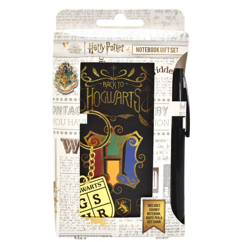 Harry Potter Hogwarts notebook + keychain product photo