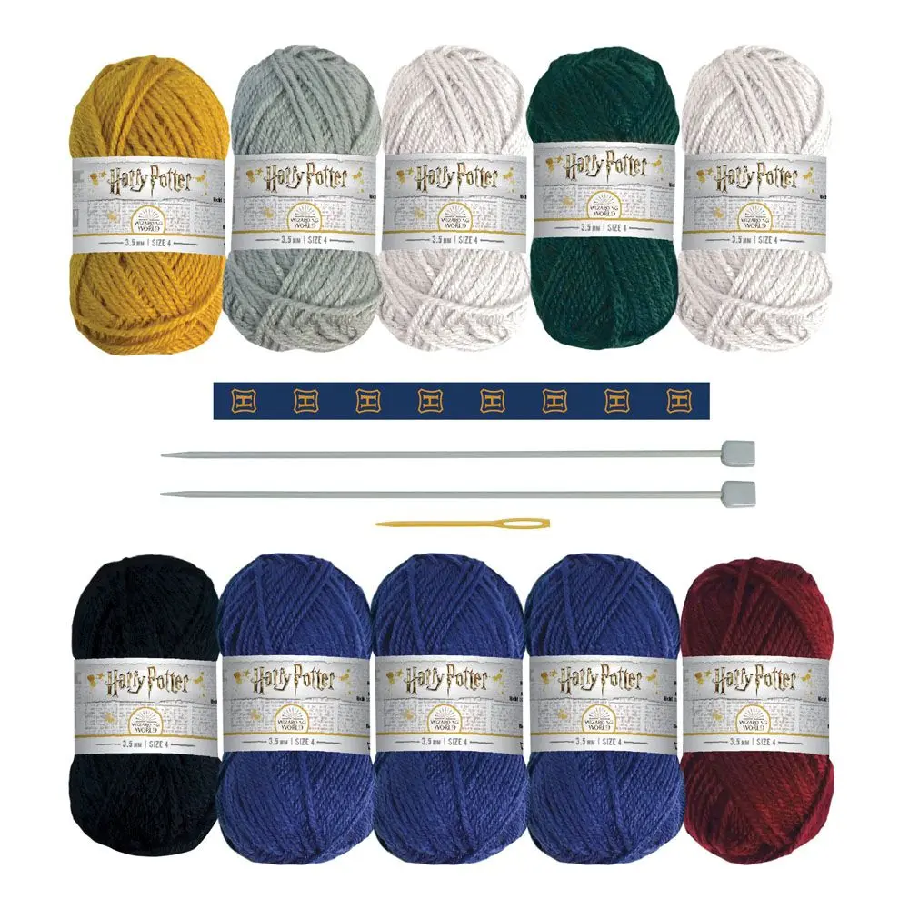 Harry Potter Knitting Kit Christmas Stocking Hogwarts product photo