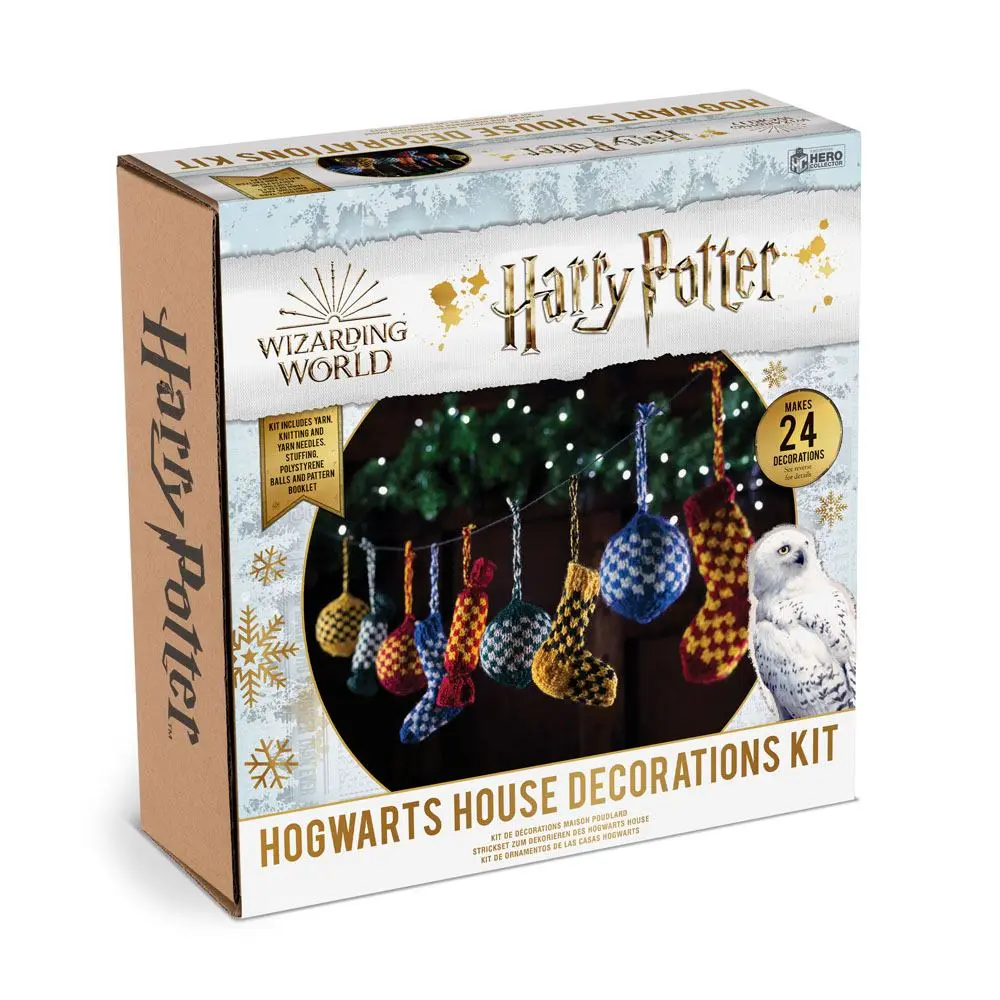 Harry Potter Knitting Kit Christmas Stocking Hogwarts product photo