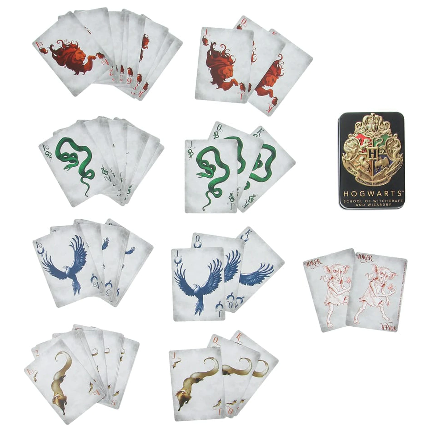Harry Potter Playing Cards Hogwarts product photo