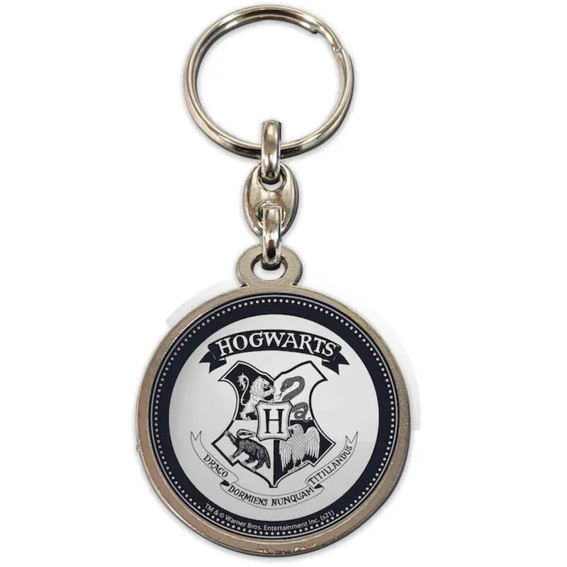 Harry Potter Metal Keychain Hogwarts Shield product photo