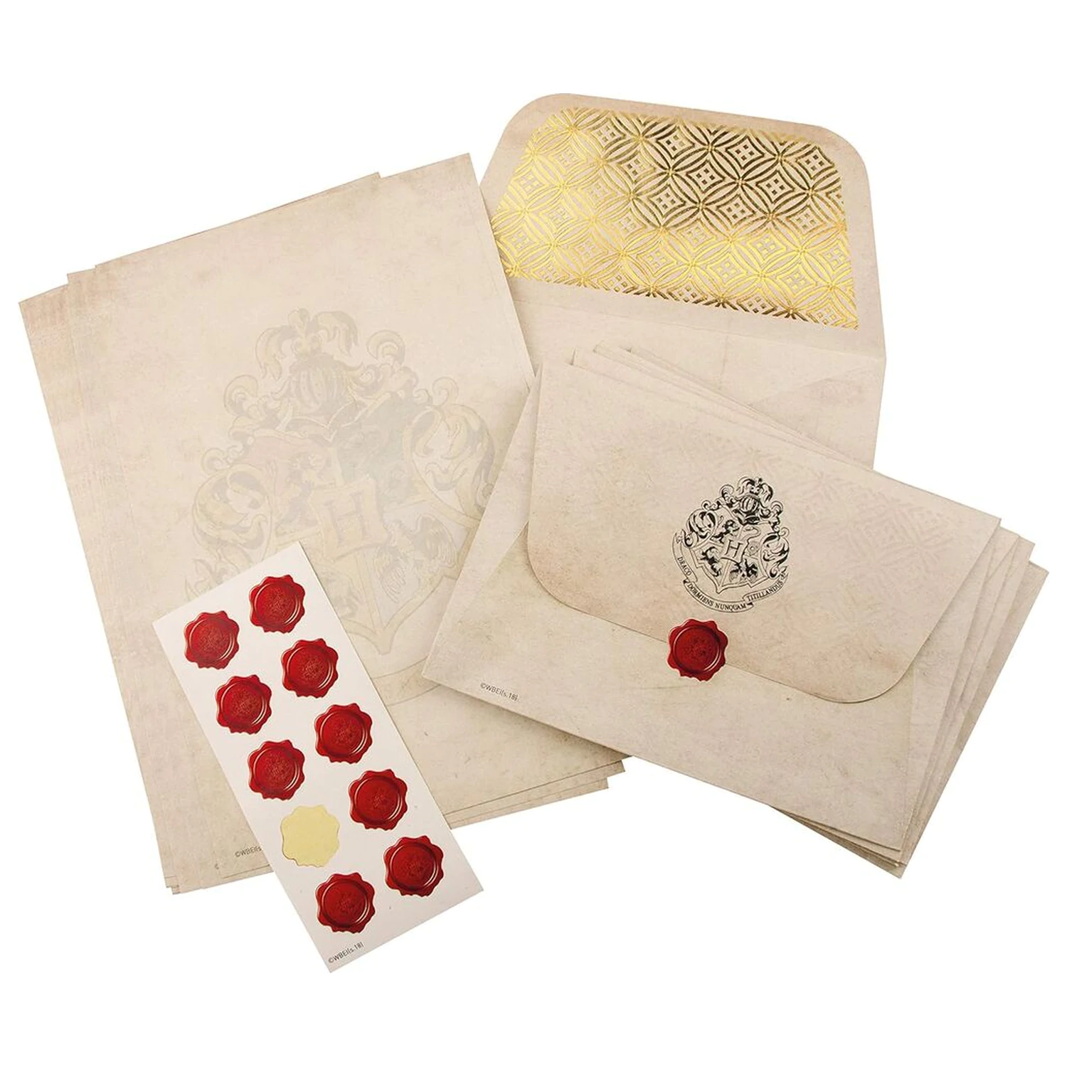 Harry Potter Letter Writing Set Hogwarts product photo
