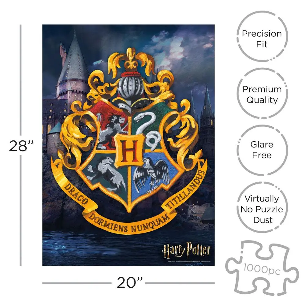 Harry Potter Jigsaw Puzzle Hogwarts Logo (1000 pieces) product photo