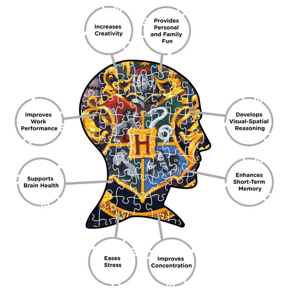 Harry Potter Jigsaw Puzzle Hogwarts Logo (1000 pieces) product photo