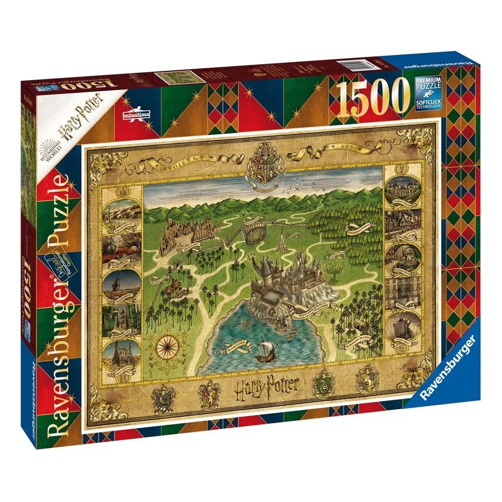 Harry Potter Jigsaw Puzzle Hogwarts Map (1500 pieces) product photo