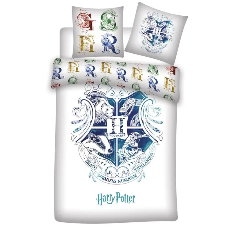 Harry Potter Hogwarts microfibre duvet cover bed 135cm product photo