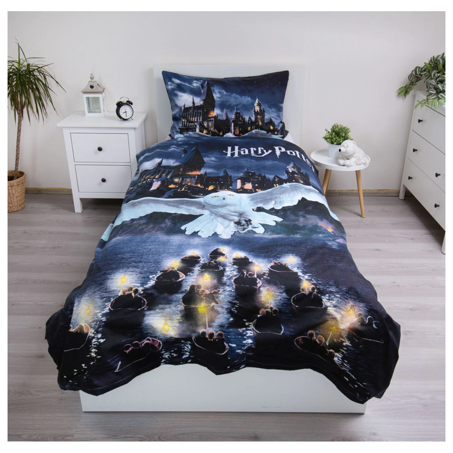 Harry Potter Hogwarts Night Microfiber Duvet Cover product photo
