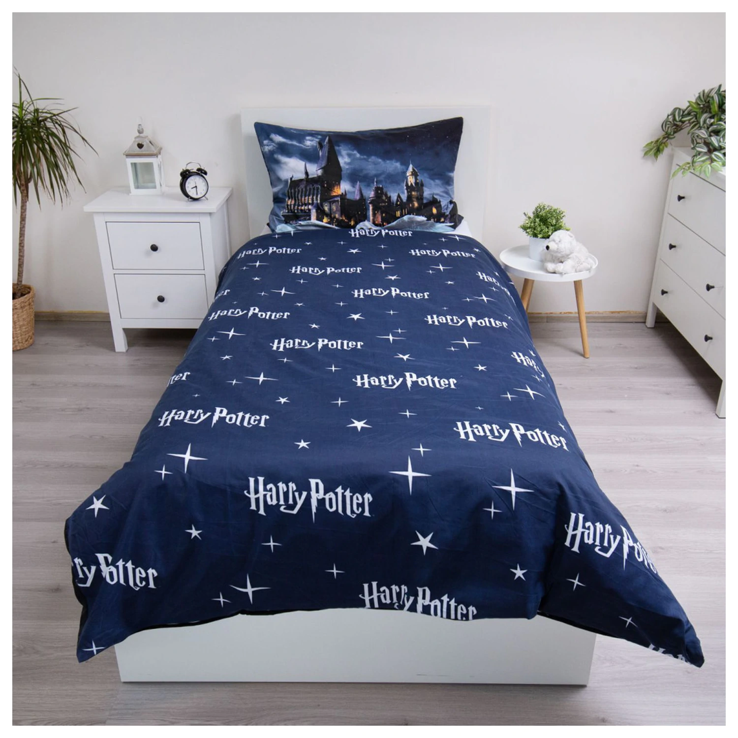 Harry Potter Hogwarts Night Microfiber Duvet Cover product photo