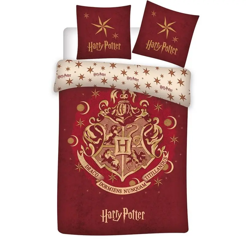 Harry Potter Hogwarts organic cotton duvet cover bed 90cm product photo
