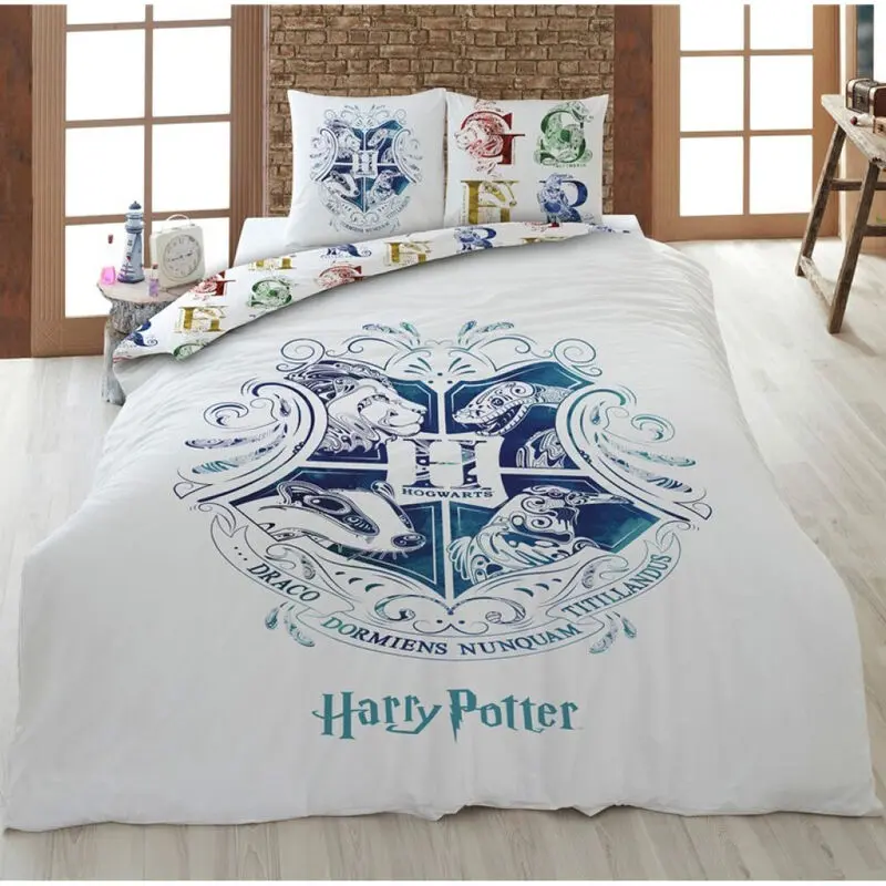 Harry Potter Hogwarts cotton duvet cover bed 90cm product photo