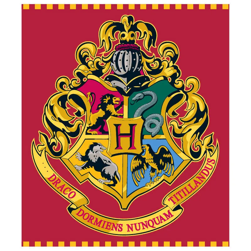 Harry Potter Hogwarts coral blanket product photo