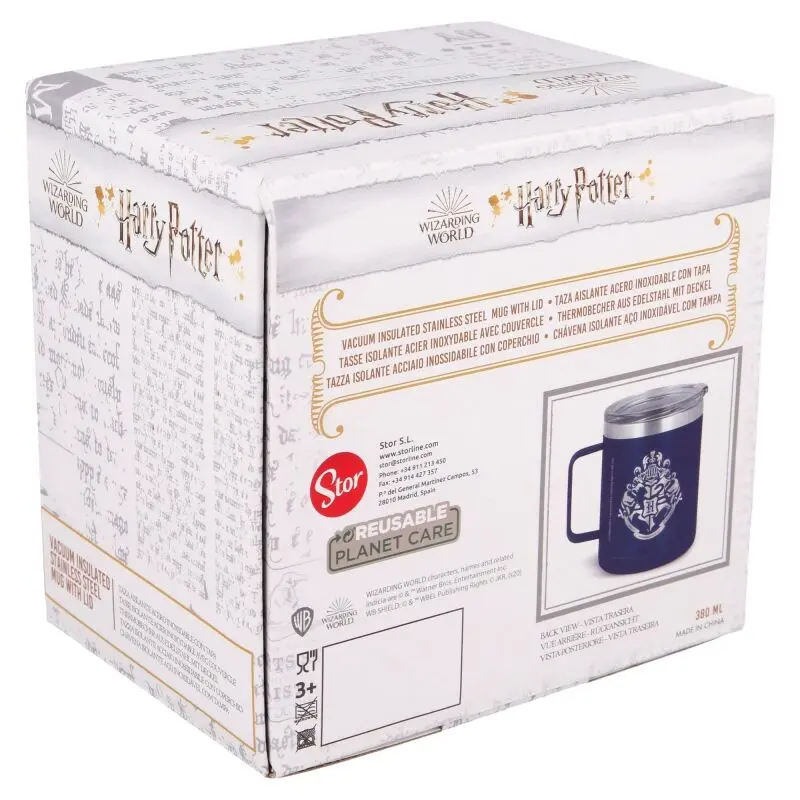 Harry Potter Hogwarts stainless steel thermos mug 380ml product photo