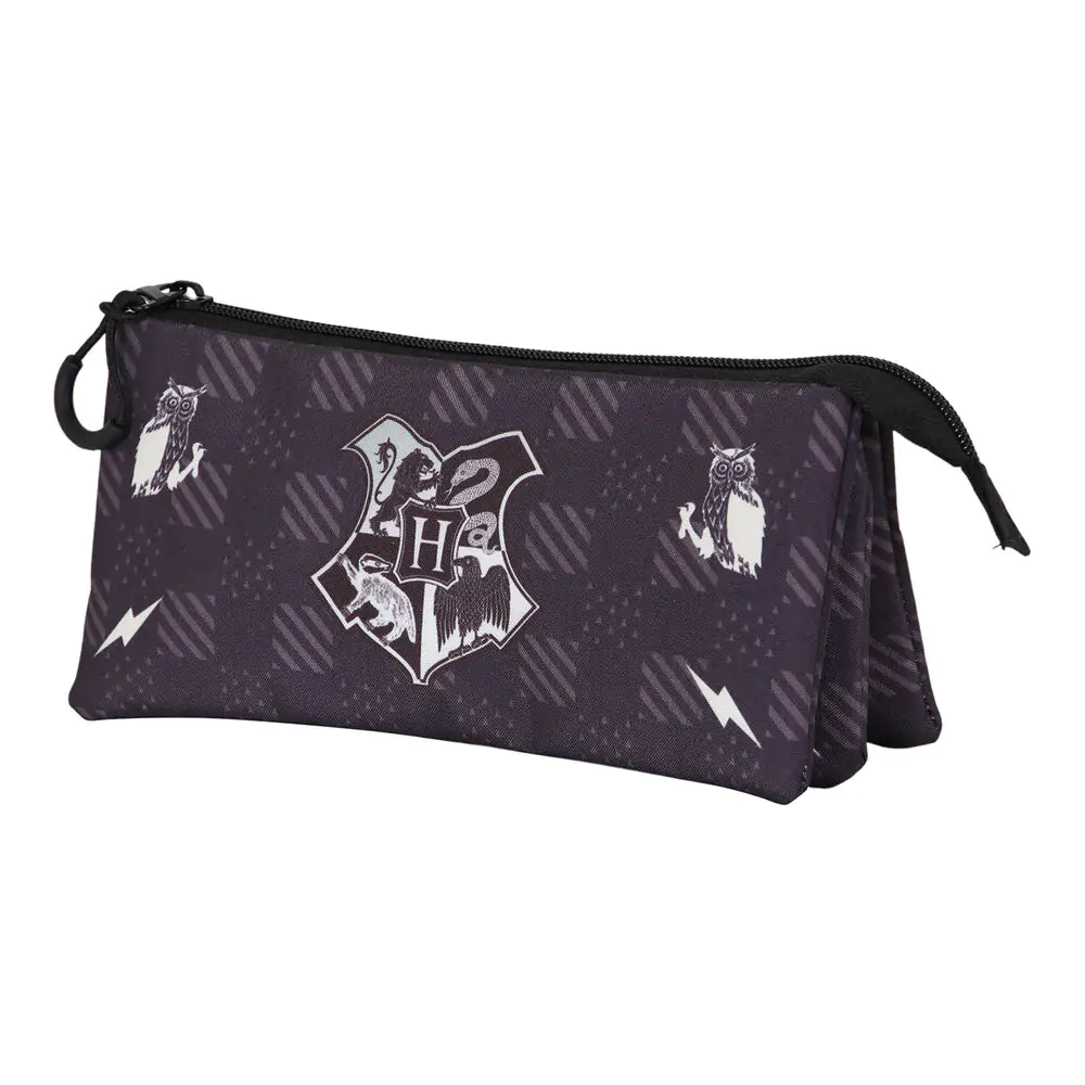 Harry Potter Hogwarts triple pencil case product photo