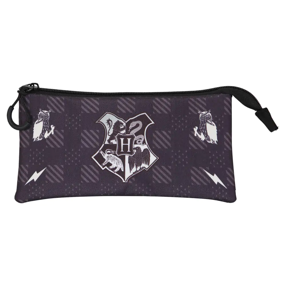 Harry Potter Hogwarts triple pencil case product photo