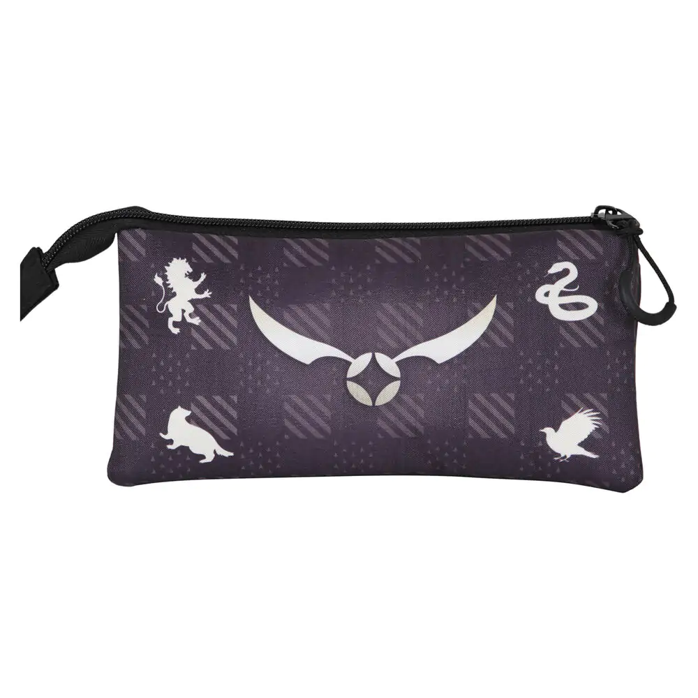 Harry Potter Hogwarts triple pencil case product photo